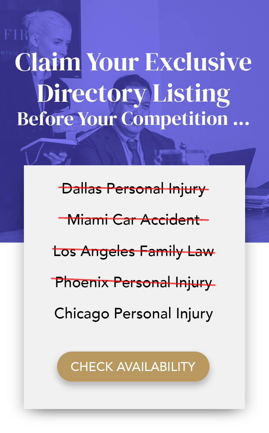 Join Exclusive Lawyer Directory