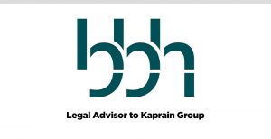 The Logo for BBH, legal advisor to Kaprain 