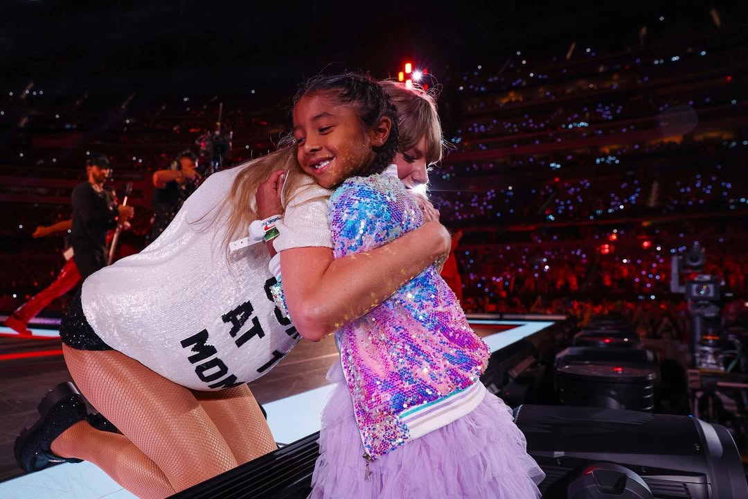 Taylor Swift Shares Heartwarming Moment with Kobe Bryant's Daughter Bianka at Eras Tour Concert (Vanessa Bryant's Instagram)