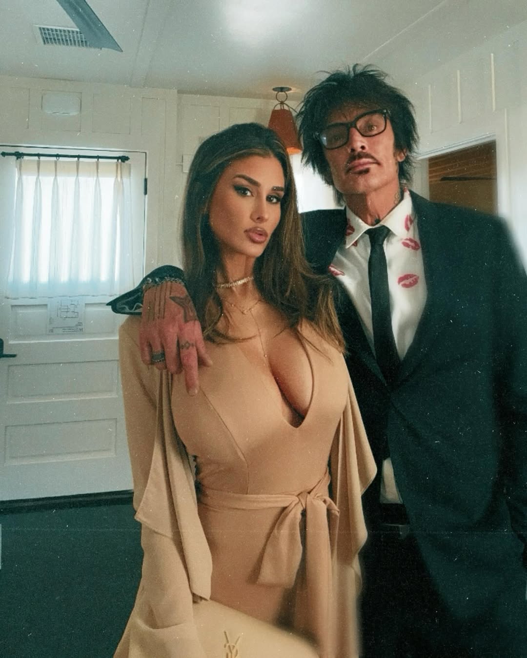 Tommy Lee with wife Brittany Furlan