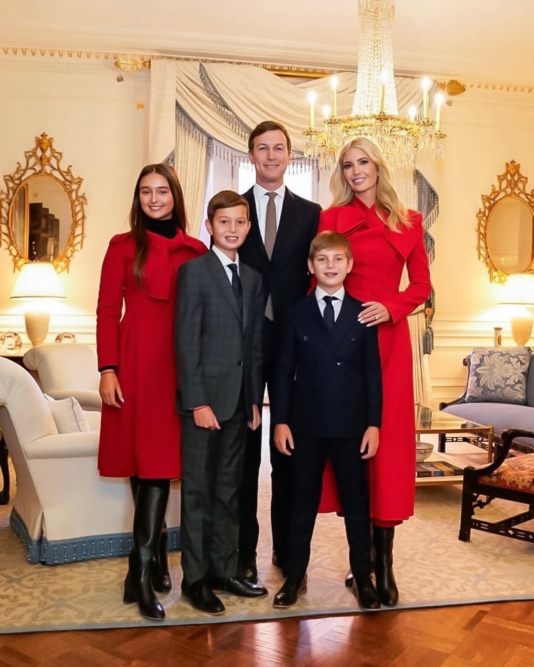 Ivanka Trump with her family