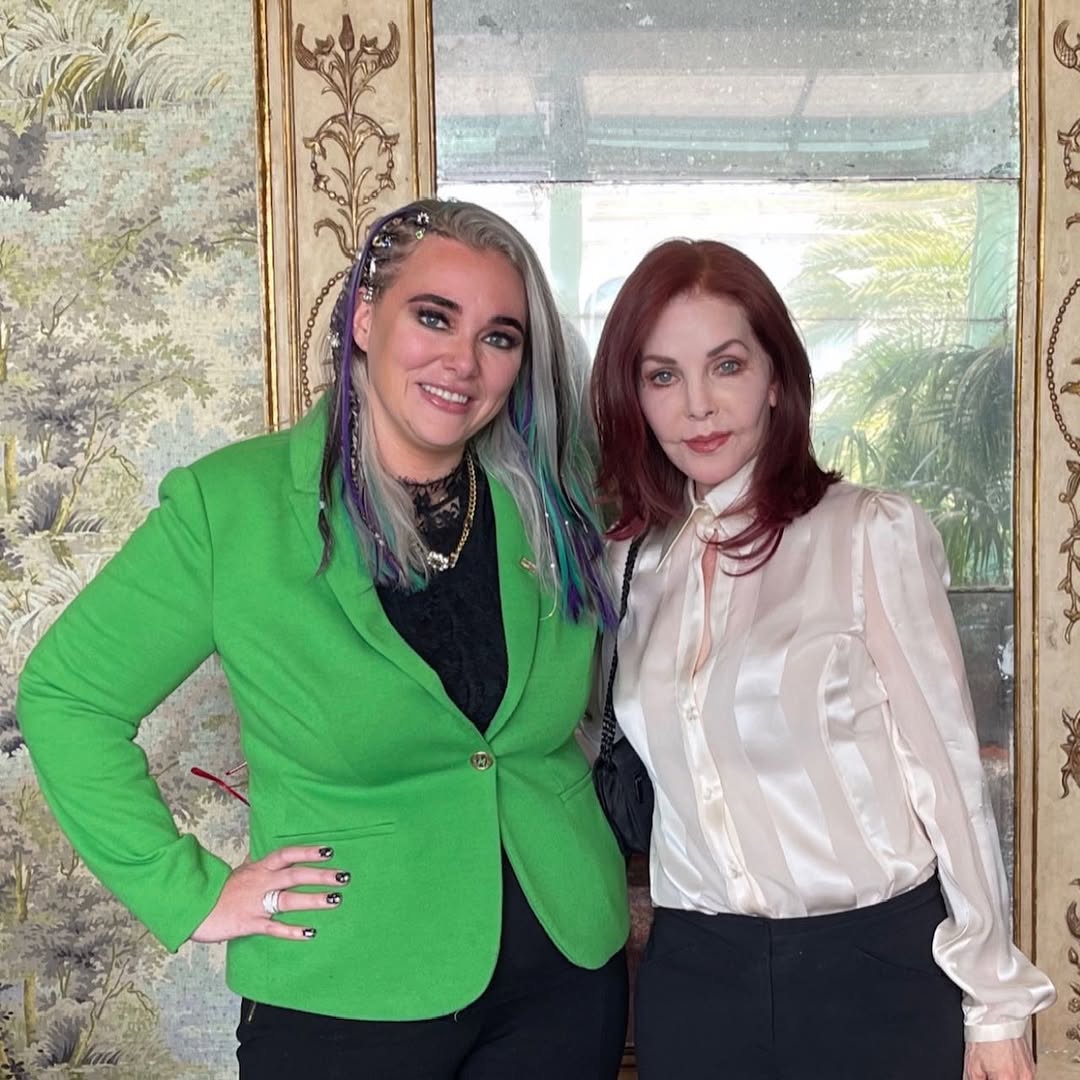 Brigitte Kruse with Priscilla Presley