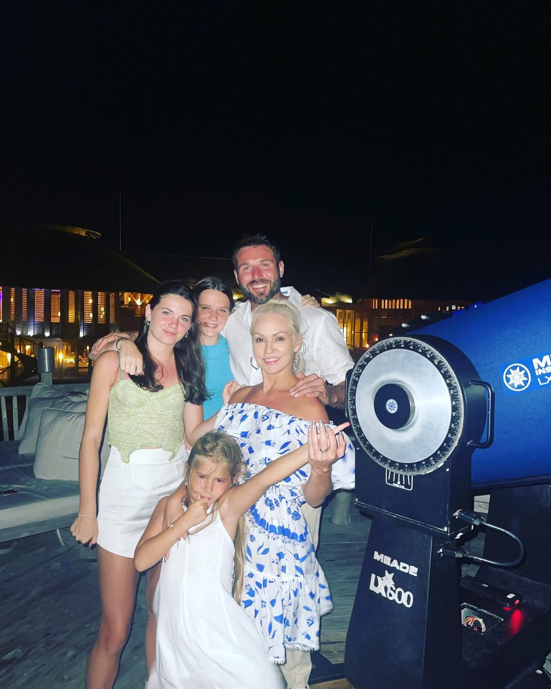 Ben Cohen , Kristina Rihanoff and kids