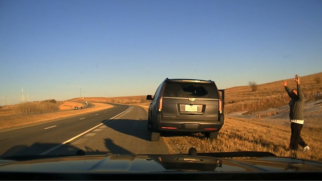 Kansas Highway Patrol trooper uncovers kidnapping during traffic stop, rescuing 6-year-old girl from two men with violent criminal histories.