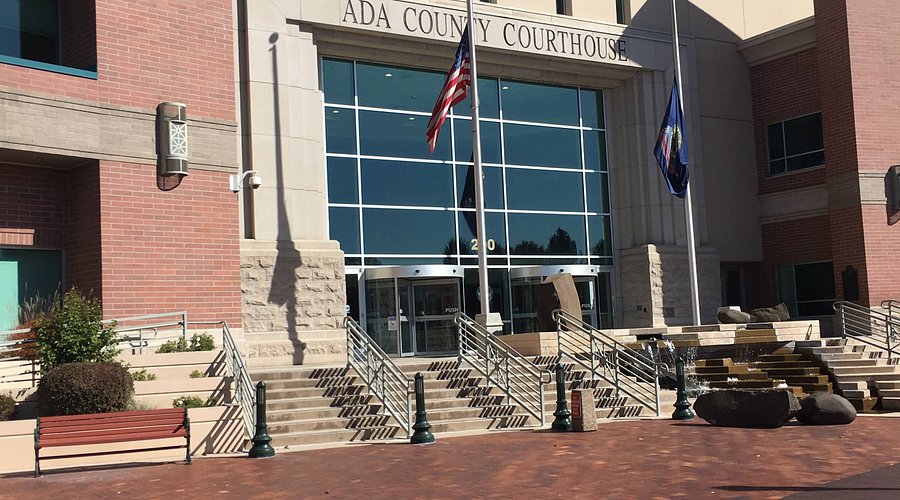 Ada County Courthouse exterior, Boise, Idaho.